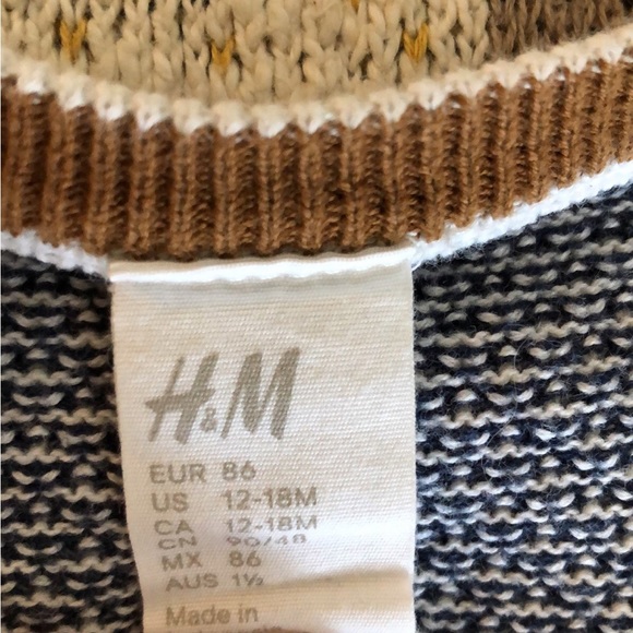 ❌SOLD❌H&M 12-18M Boys Girls Cardigan Sweater - Picture 2 of 6